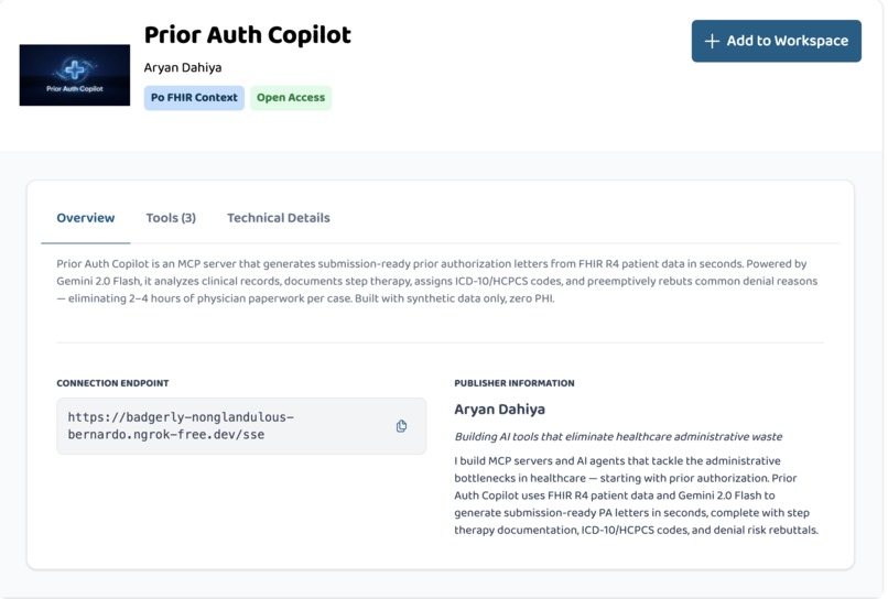 Prior Auth Copilot – screenshot 2