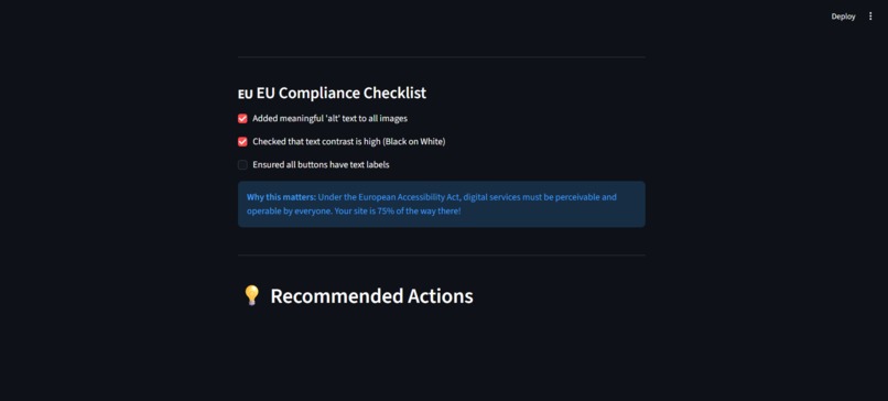 EU AccessGate MVP – screenshot 3