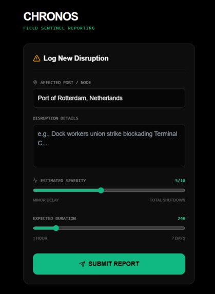 CHRONOS – screenshot 1