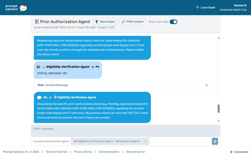 Agentic Prior Authorization – screenshot 5