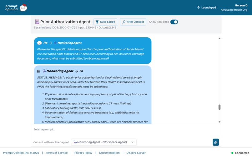 Agentic Prior Authorization – screenshot 6