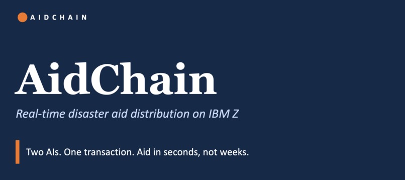 AidChain – screenshot 1