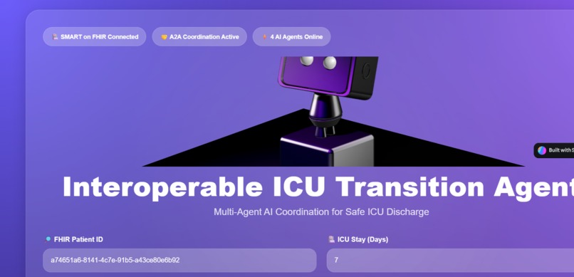 ICU Transition Agent — Multi-Agent ICU Discharge Coordinator – screenshot 1