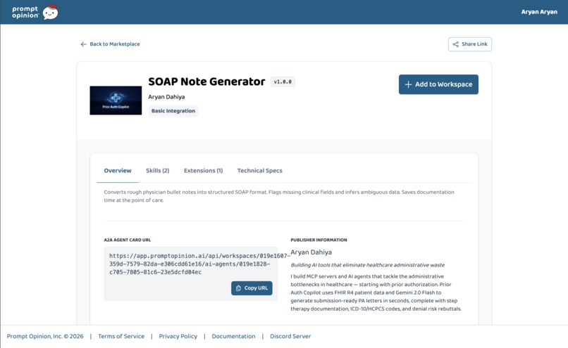 SOAP Note Generator – screenshot 1