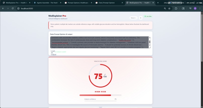 MedExplainer Pro - AI Diagnostic Agent for Medical Reports – screenshot 1