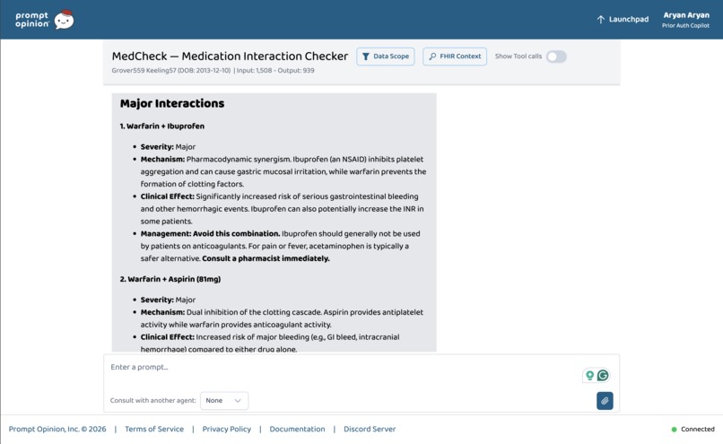 MedCheck — Medication Interaction Checker – screenshot 3
