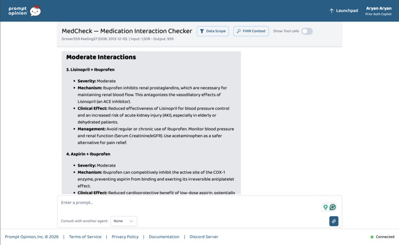 MedCheck — Medication Interaction Checker – screenshot 4