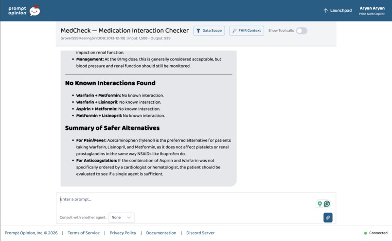 MedCheck — Medication Interaction Checker – screenshot 5