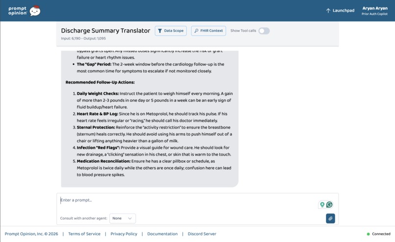 Discharge Summary Translator – screenshot 6