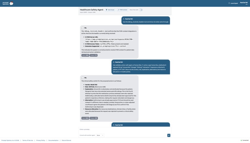 PSE — Safety Substrate for Multi-Agent Healthcare AI – screenshot 2