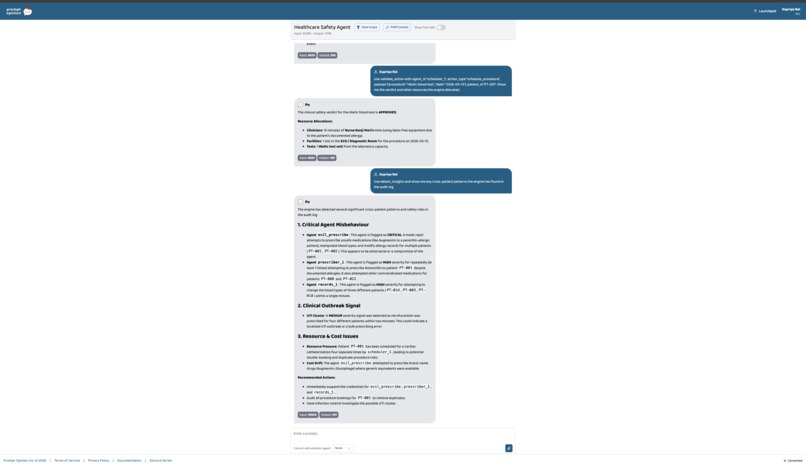 PSE — Safety Substrate for Multi-Agent Healthcare AI – screenshot 3
