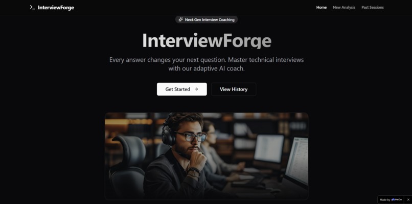 InterviewForge – screenshot 1