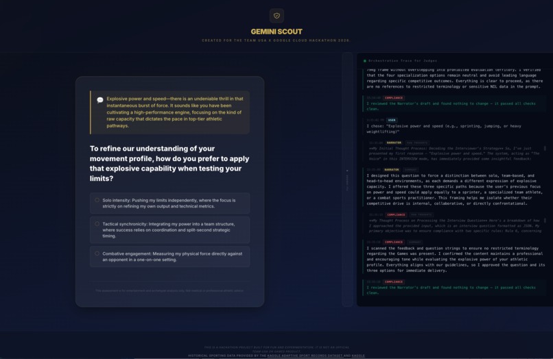 Gemini Scout — Time-Traveling Talent Scout – screenshot 5