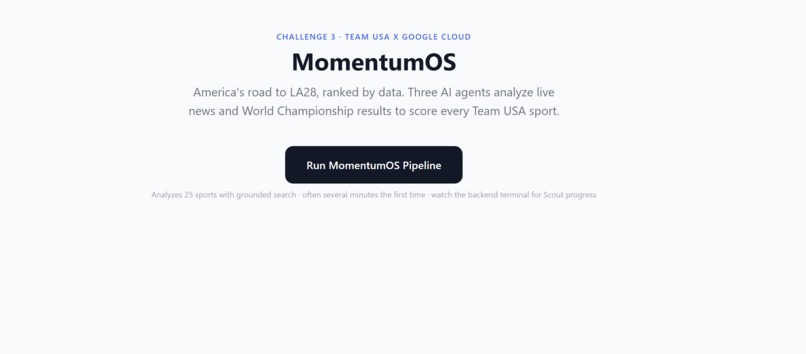MomentumOS – screenshot 2