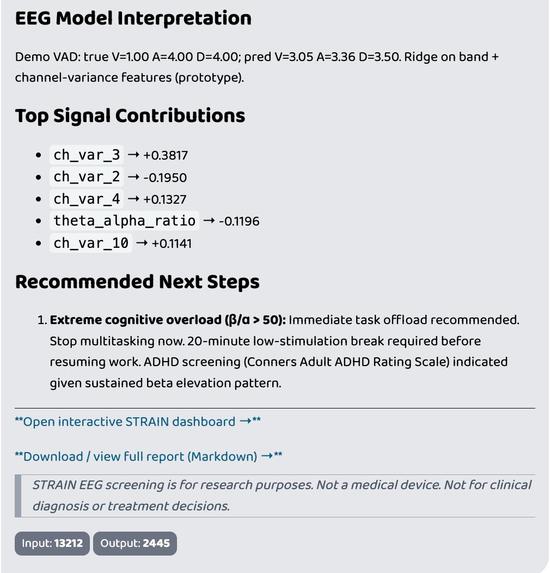 STRAIN - Stress Tracking & Response Analysis Network – screenshot 9