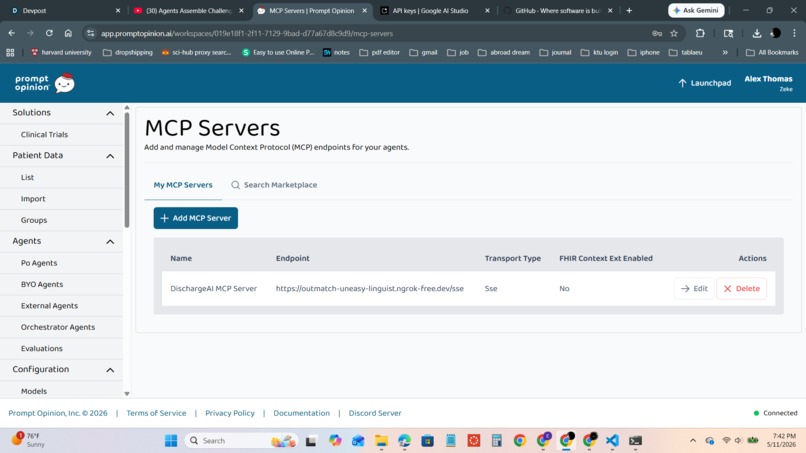 DischargeAI Multi-Agent FHIR Discharge Coordinator – screenshot 6