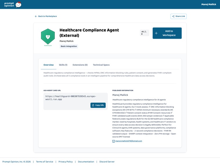 HealthGuard: AI Regulatory Compliance for Healthcare – screenshot 7