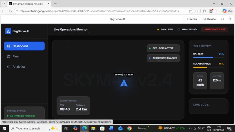 SkyRoute AI Delivery – screenshot 4