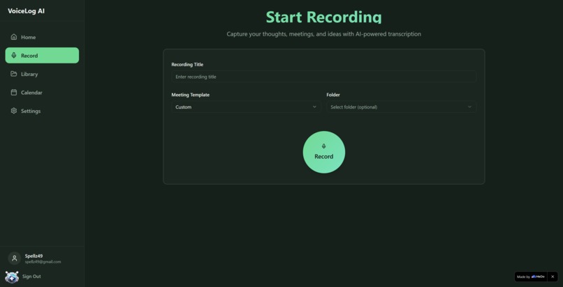 VoiceLog AI – screenshot 4