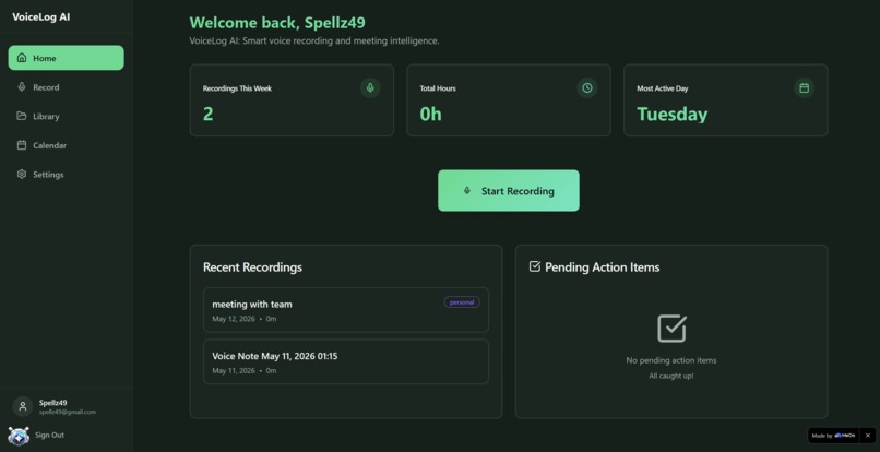VoiceLog AI – screenshot 5