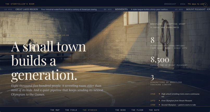 The Storyteller's Room — Hometown Stories Behind Team USA  – screenshot 1