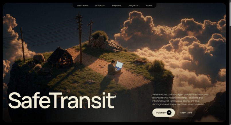 SafeTransit — Clinical AI Agent for Discharge Safety – screenshot 1