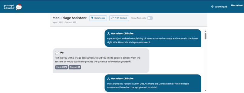 Med-Triage Voice — A2A Agent + FHIR Intake – screenshot 7