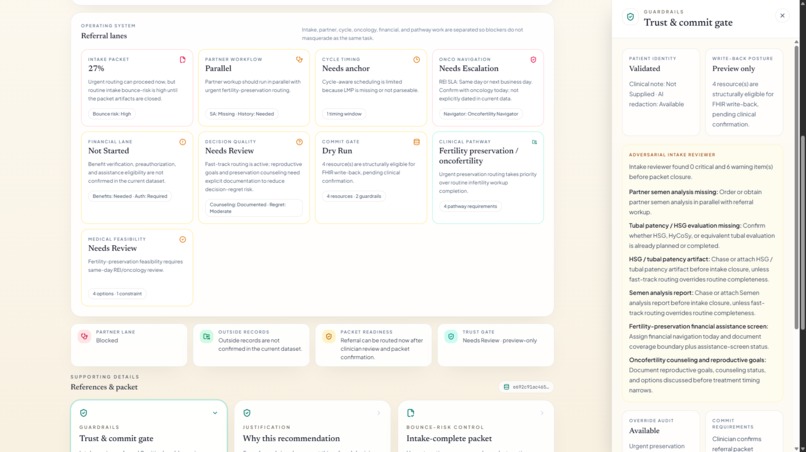 Fertility Referral Control Tower – screenshot 3