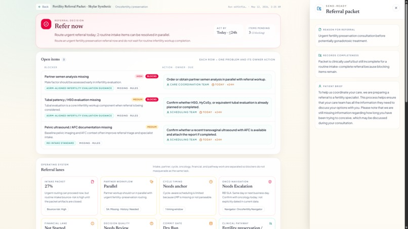 Fertility Referral Control Tower – screenshot 4