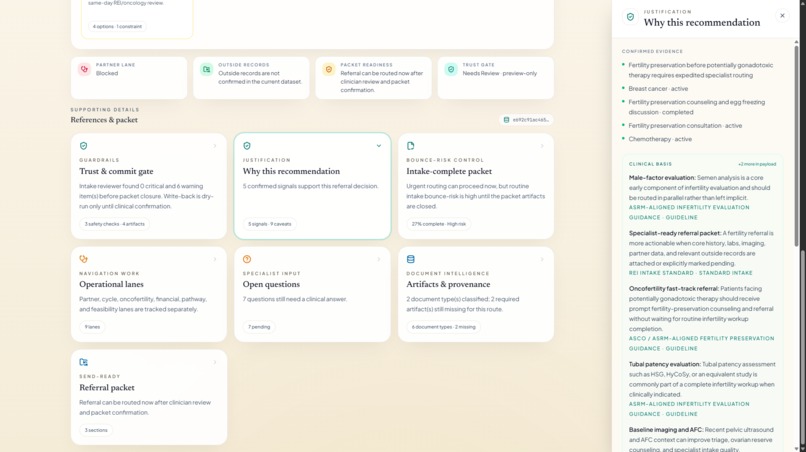 Fertility Referral Control Tower – screenshot 5
