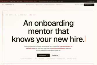 Onboarding Mentor