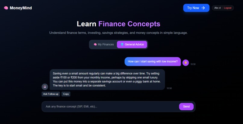 MoneyMind - Your AI coach for smarter money behavior      – screenshot 11