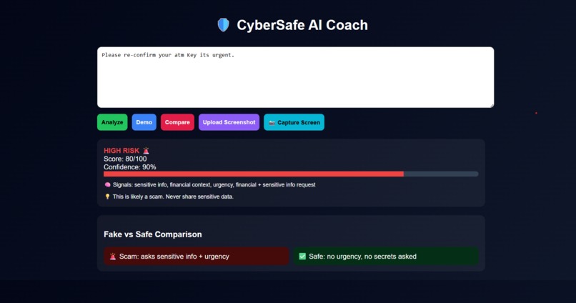 CyberSafe AI Coach – screenshot 3