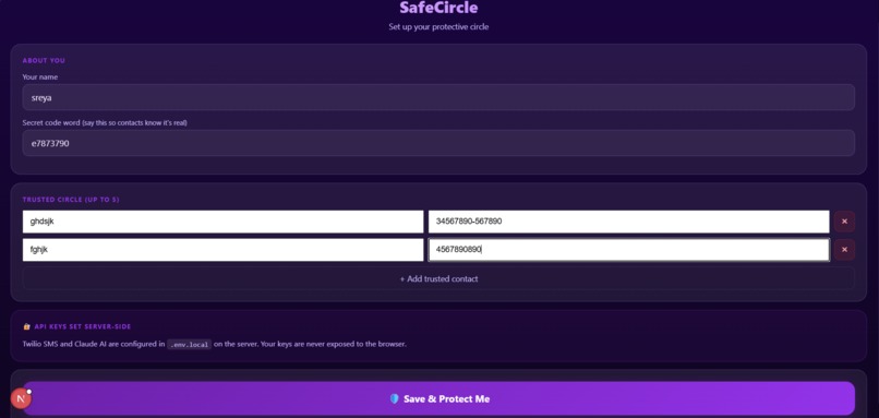 SafeCircle-One tap. Your circle protects you. – screenshot 3