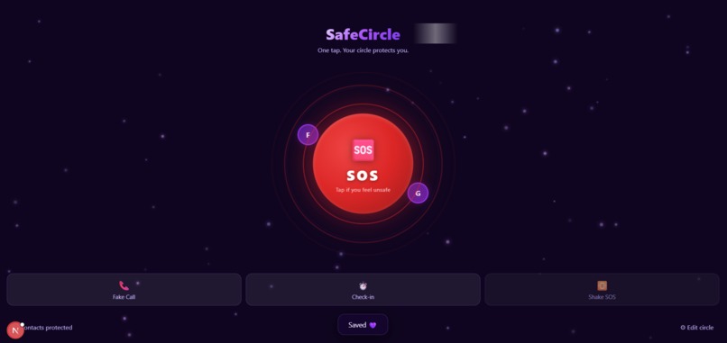 SafeCircle-One tap. Your circle protects you. – screenshot 4
