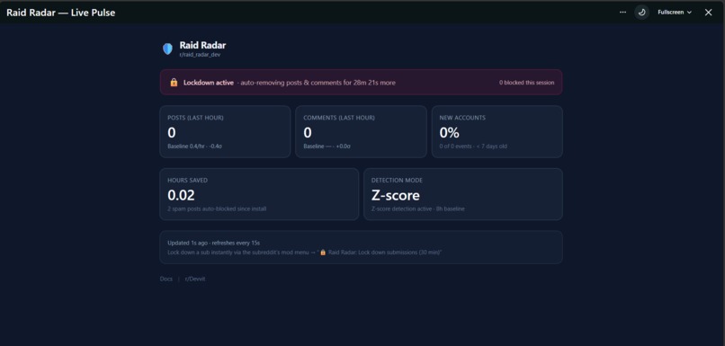 Raid Radar — Live raid detection & one-tap lockdown – screenshot 5