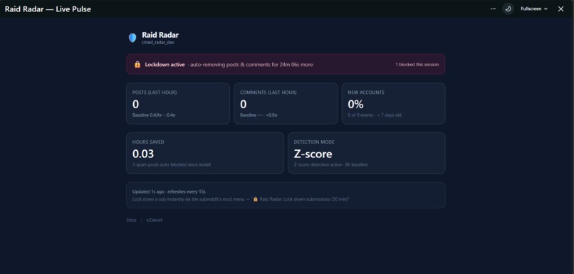 Raid Radar — Live raid detection & one-tap lockdown – screenshot 8