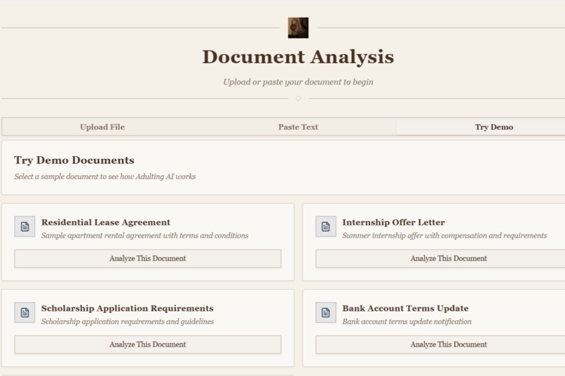 Adulting AI – screenshot 3