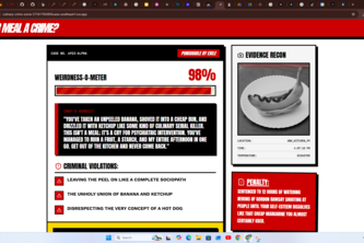Is your meal a crime?
