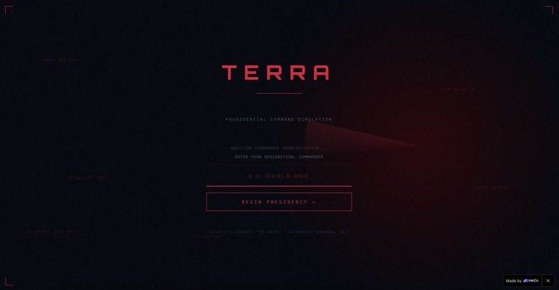 TERRA: Presidential Command Simulation – screenshot 1