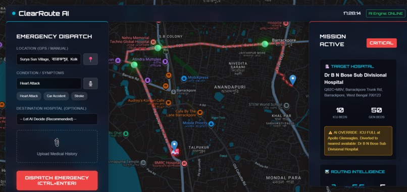 ClearRoute – screenshot 1