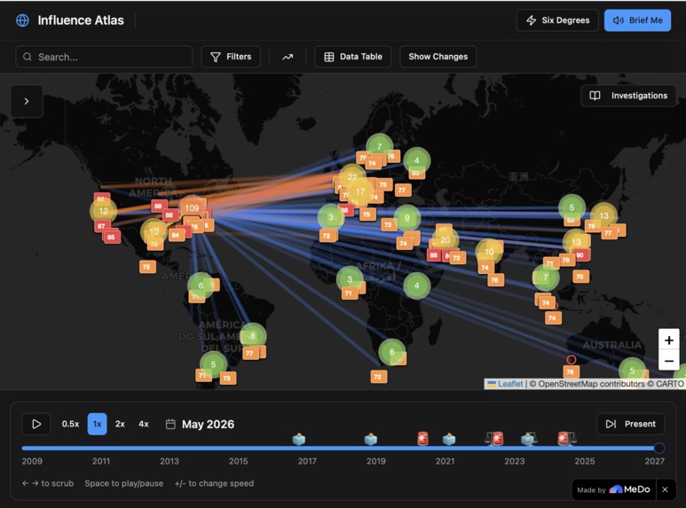 Influence Atlas – screenshot 2