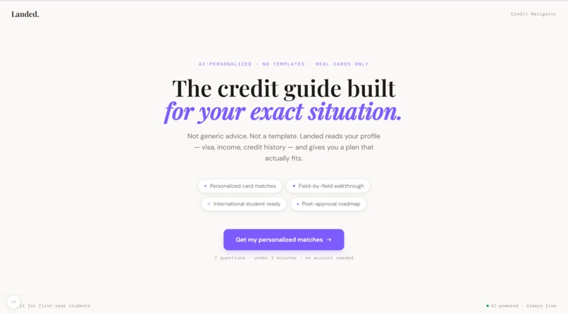 Landed – screenshot 1