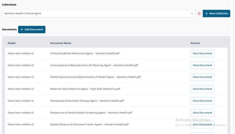 Women's Health Clinical Agent (WHCA) – screenshot 1