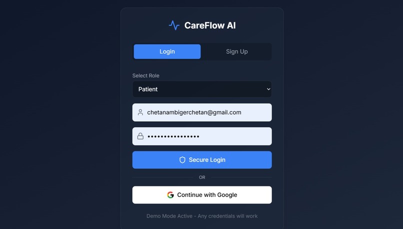 CareFLOW-AI – screenshot 1