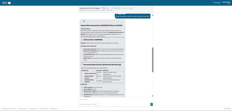 SepsisGuard AI — Real-Time Sepsis Intelligence MCP – screenshot 2