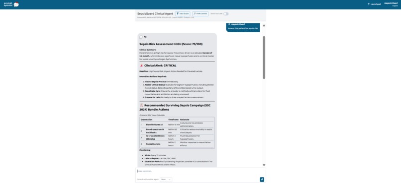 SepsisGuard AI — Real-Time Sepsis Intelligence MCP – screenshot 3
