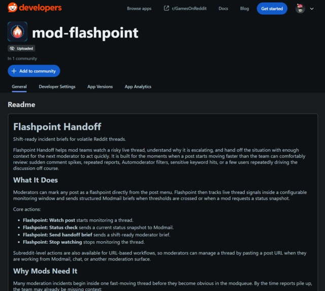 Flashpoint Handoff – screenshot 1