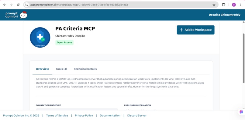 Prior Auth Copilot – screenshot 1