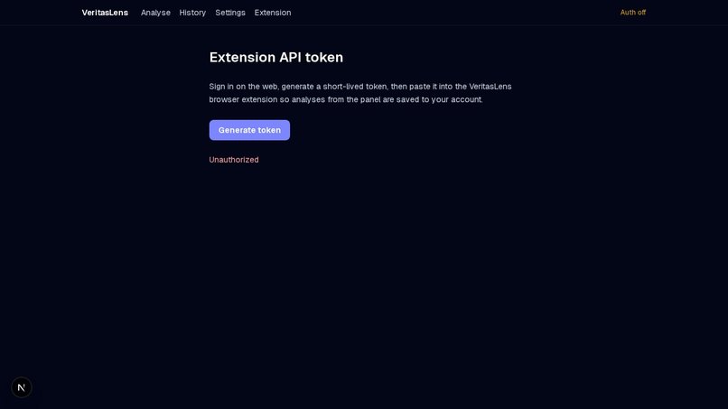 VeritasLens – screenshot 2